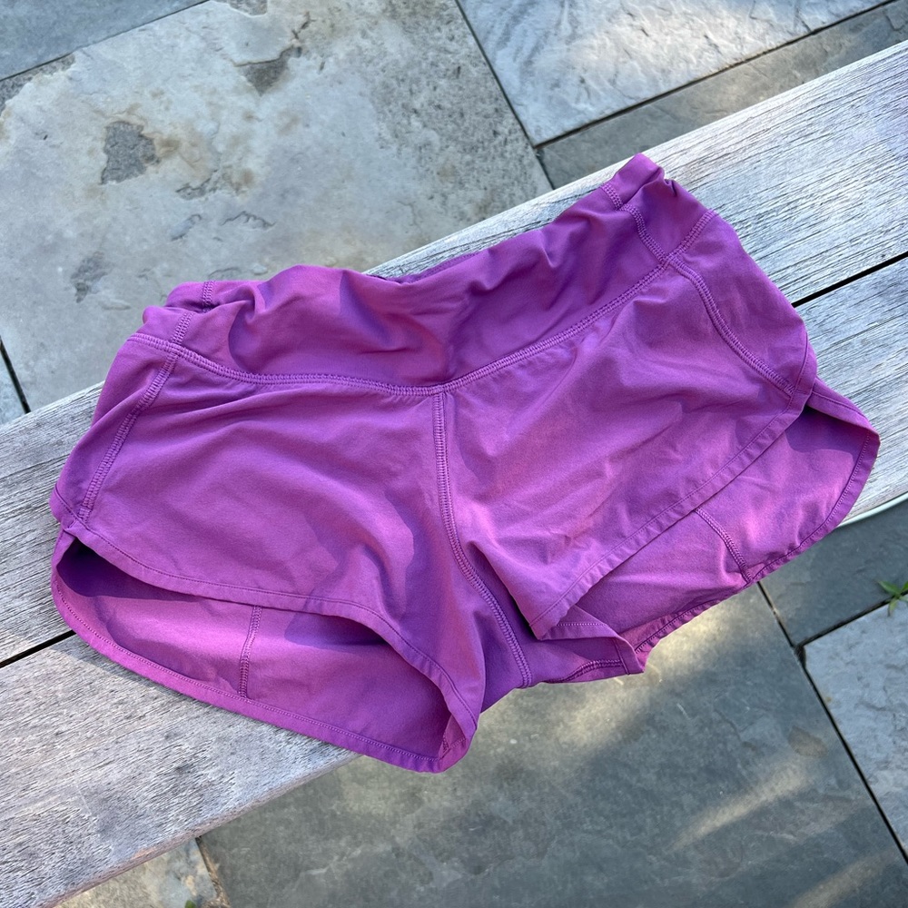 Lululemon purple short 2.5 inseam